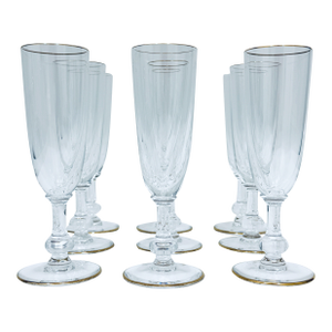 Saint-Louis Crystal Champagne Glasses