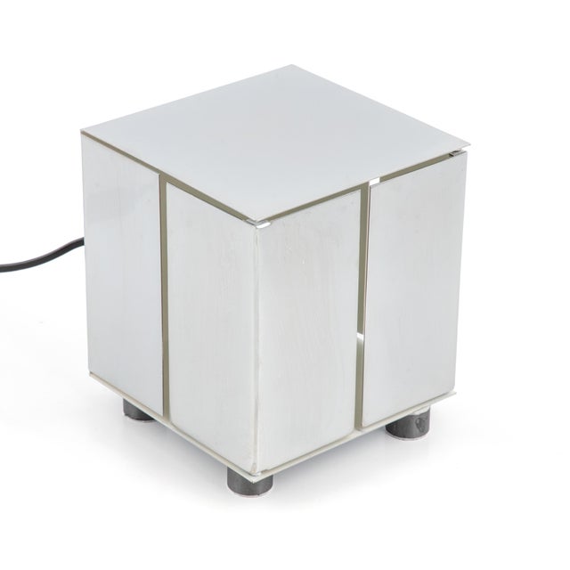 Sirrah Kinetic 3H Chrome Table Lamp by Paolo Tilche for Sirrah, Italy, 1970s For Sale - Image 4 of 8