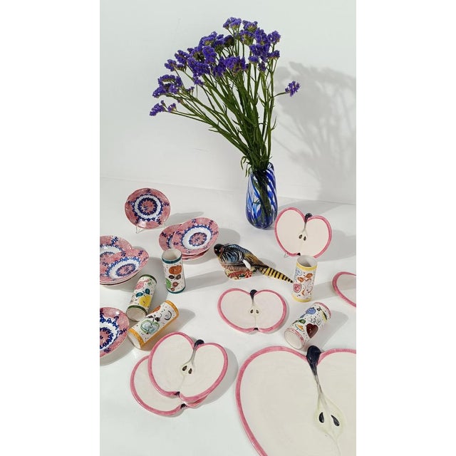 Vintage Pheasant Gravy Boat in Hand-Painted Ceramic, Italy, 1950s For Sale - Image 3 of 18