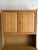 Wood Vintage Danish Oak Hutch Cabinet in Style of Henning Kjærnulf Scandinavian Display Cabinet For Sale - Image 7 of 10