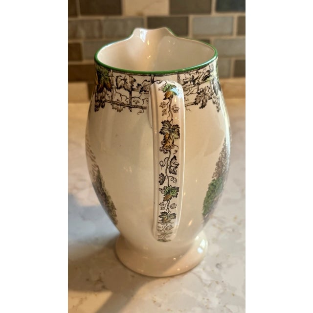Mid-Century Modern Vintage Mid-Century Modern Copeland Spode Byron Pitcher For Sale - Image 3 of 6