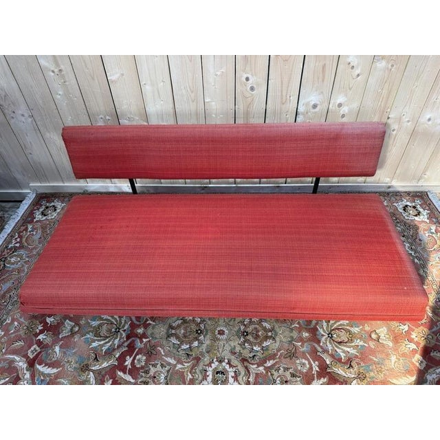 Metal Cl 106 Sofa Bench by André Simard for Airborne, 1960s For Sale - Image 7 of 8