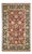 Mogul Collection Hand-Knotted Area Rug - Red 4' 7" x 7' 5" For Sale