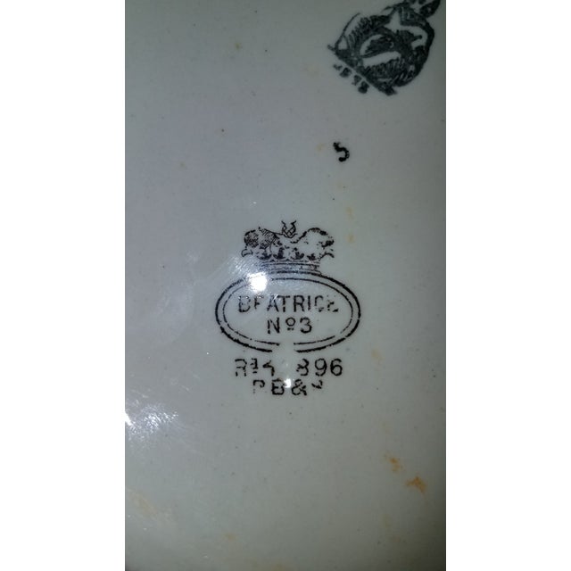 Vintage Hand Painted Ceramic "Beatrice" Planter For Sale In Phoenix - Image 6 of 9