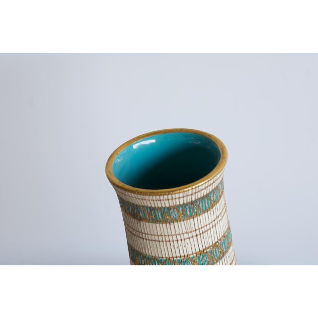 Bitossi Bitossi "Seta" Vase by Aldo Londi, Mid-Century For Sale - Image 4 of 4