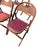 Wood Set of 6 Vintage Acme Chair Company Walnut Folding Chairs + 2 Parts Chairs For Sale - Image 7 of 12