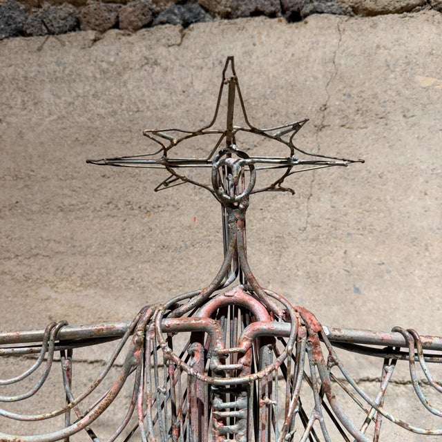 Brutalist Sculpture Figure Religious Theme After Adam Stempka For Sale - Image 4 of 17