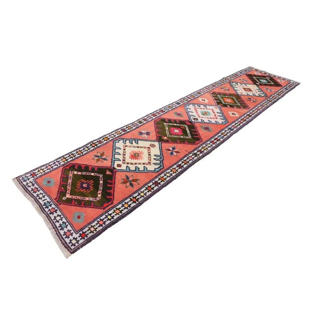 Mid-Century Modern Mid 20th Century Vintage Runner For Sale - Image 3 of 7
