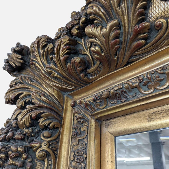 Traditional Artisan Architectural Mirror For Sale - Image 3 of 4