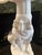 Vintage Hollywood Regency White-Glazed Greyhound Whippet Statue For Sale - Image 4 of 11