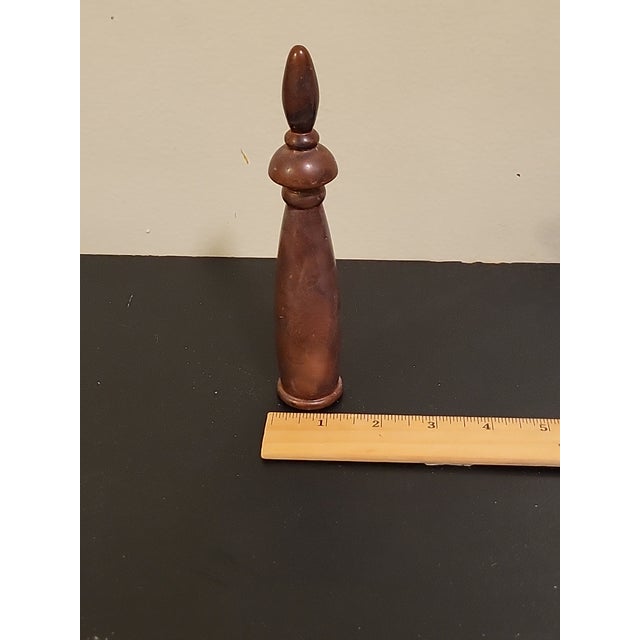 Copper Vintage Copper Decorative Metal Finial For Sale - Image 8 of 11
