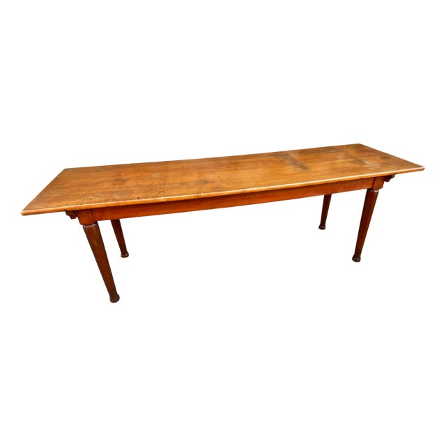 Large Alsatian Bistro Restaurant Cafe Table, 1920s For Sale