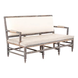 19th Century Italian Painted Sofa For Sale