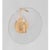 Transitional AERIN for Visual Comfort Signature Loire Small Sconce in Gild with Clear Strie Glass For Sale - Image 3 of 8