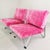 Set of Vintage Armchairs in Fuchsia Velvet, 1960s For Sale - Image 4 of 14