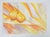 Late 20th century watercolor on paper painting with oranges. Unsigned. Unframed.