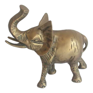 Vintage Brass Elephant
