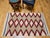 Vintage Native American Navajo Rug, Handwoven Wool, Allover Diamond Pattern, 3x5 For Sale In Chicago - Image 6 of 15
