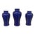 Martino Interiors Short Neck Kwan-Yin Ceramic Vases, Set of Three For Sale