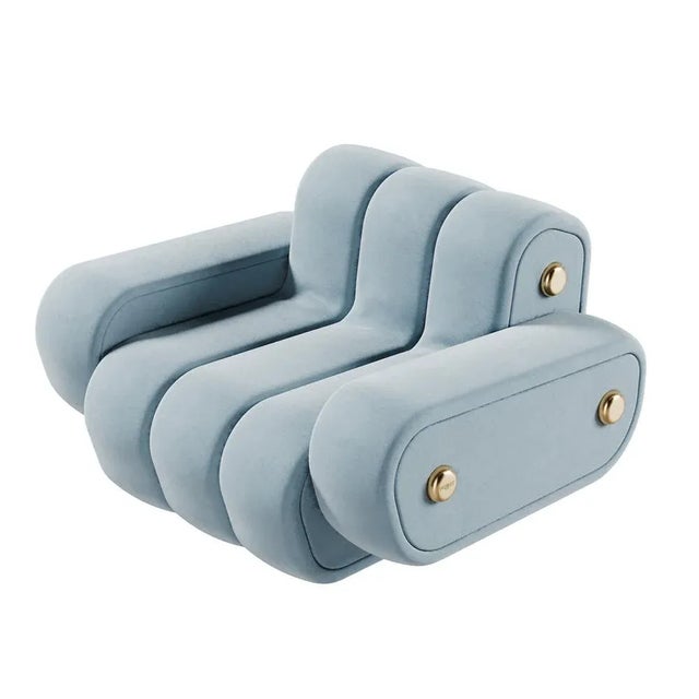 Contemporary Dakota Armchair by Porus Studio For Sale - Image 3 of 13