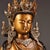 Late 19th Century Gilt Bronze Ksitigarbha Bodhisattva Statue, 2kg For Sale - Image 4 of 9