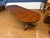 Wood Traditional Oval Banded Mahogany Double Pedestal Dining Table by Leighton Hall - Showroom Sample For Sale - Image 7 of 12