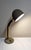 1970s Vintage Adjustable Desk Lamp with Brass Base, Black Coated Flex Arm and Olive Green Metal Reflector, 1970s For Sale - Image 5 of 7
