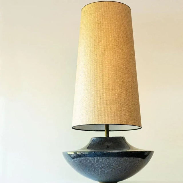 Beautiful clean large table or floor Lamp , 1970s. This lamp base brings refined elegance and rich visual appeal to any...