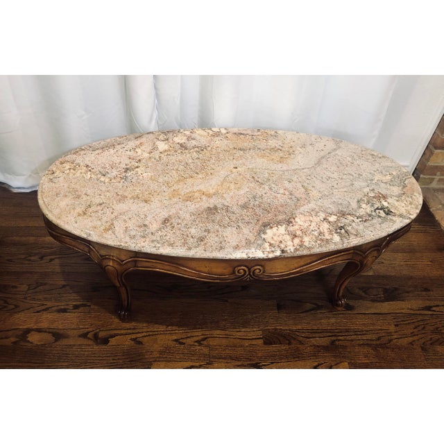Mid 20th Century Weiman Heirloom Quality Marble Coffee Table Chairish