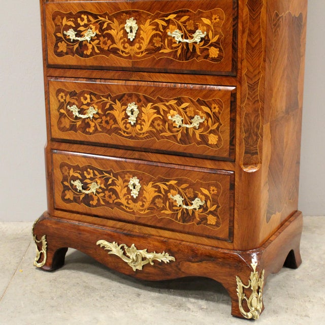 Antique Napoleon III Weekly Chest of Drawers For Sale - Image 12 of 14