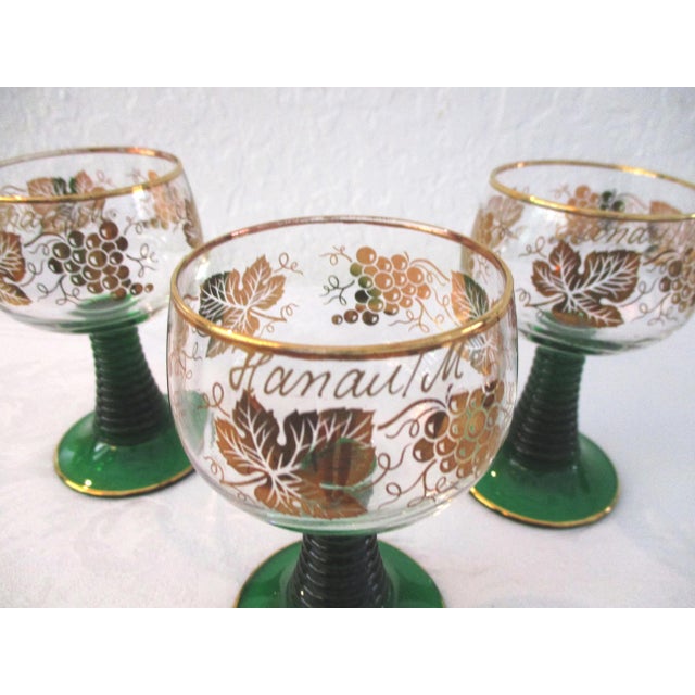1960s Mid-Century Roemer Wine Glasses, S/5 For Sale - Image 5 of 6