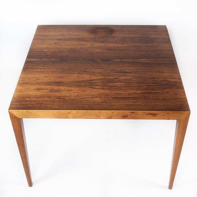 Coffee table in rosewood designed by Severin Hansen for Haslev Furniture in the 1960s. The table is in great vintage...