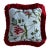 Scented Small Accent Pillow: Brunschwig & Fils "Chancay" Print Filled With Dried Lavender For Sale