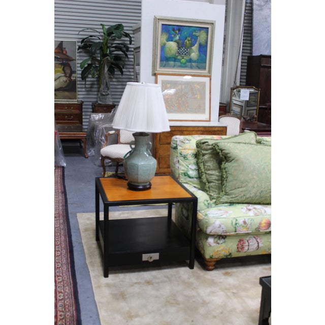 Wood Pair of Baker Mid-Century End Tables - a Pair For Sale - Image 7 of 12