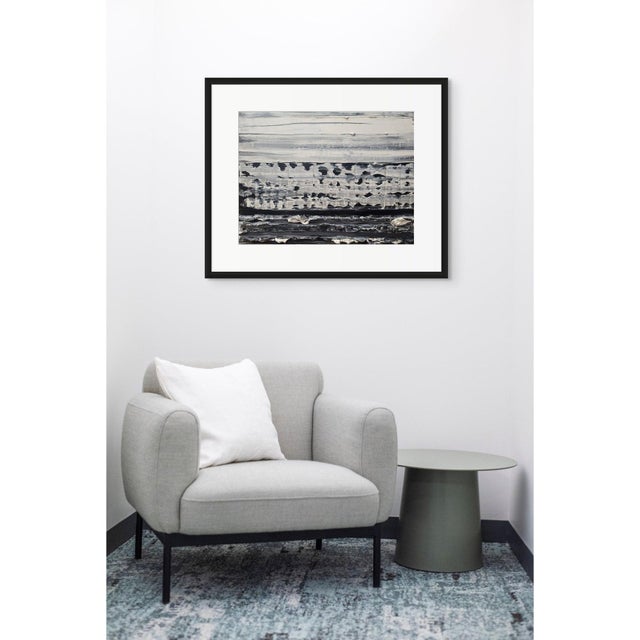 Emotional Topography — Horizon (No. 1) | Original Black & White Abstract Seascape by Diane Grant For Sale - Image 9 of 13