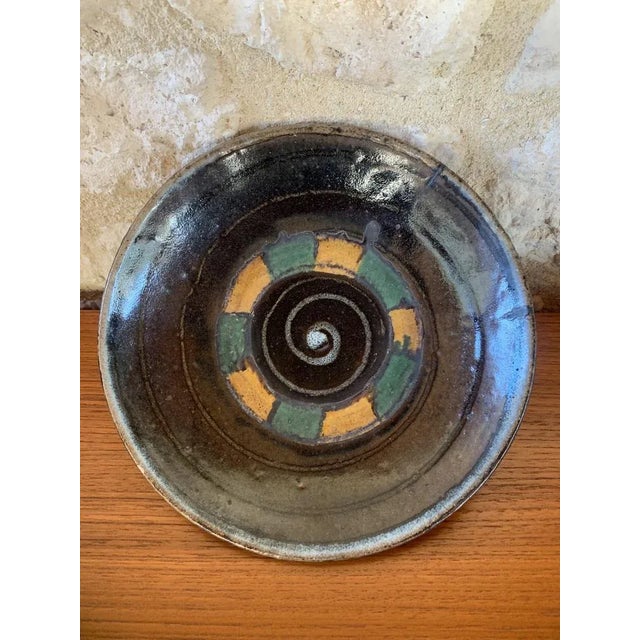 Mid-Century Glazed Earthenware Bowl, California, USA, 1960s For Sale - Image 9 of 10