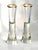 Metal 1930s Sea Glasbruk Heavy Bottom Champagne/Cocktail Glasses With Gold Band Rim - a Pair For Sale - Image 7 of 10
