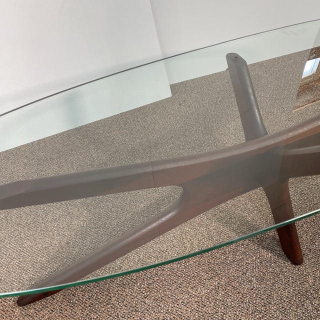 Wood "Jacks" Style Cocktail Table For Sale - Image 7 of 9