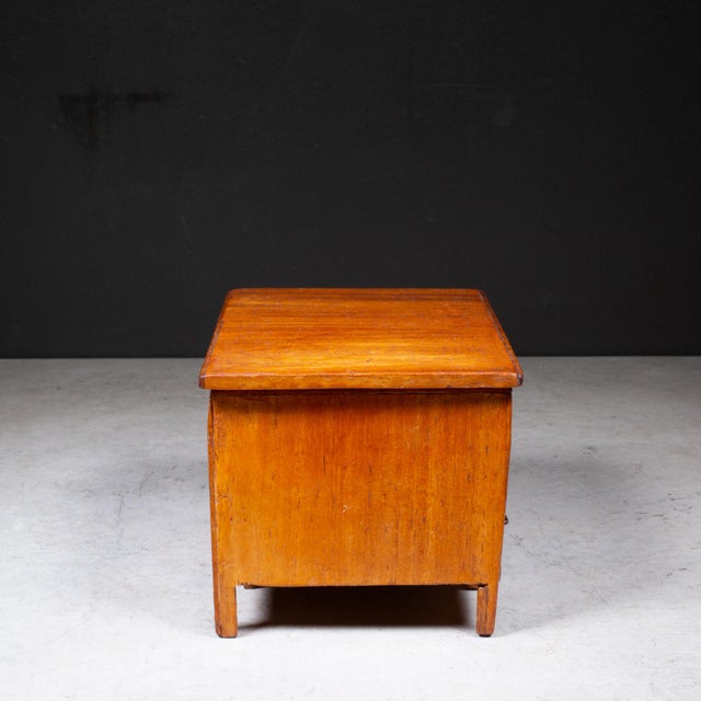 Early 20th C. Handmade Cigar Box Art Library Desk c.1930 For Sale - Image 4 of 9