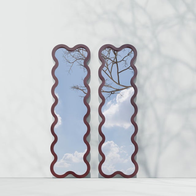 Hvyli 14 - Narrow Full Length Mirror For Sale - Image 9 of 11