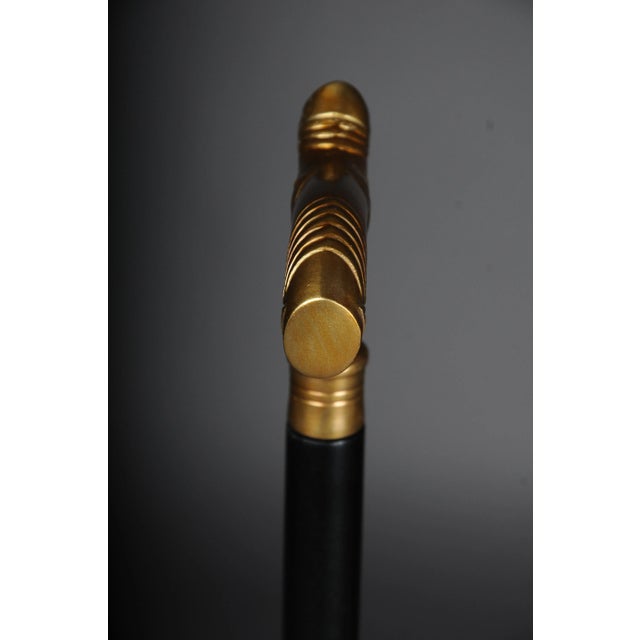 Art Nouveau Walking Stick in Bronze For Sale - Image 6 of 12