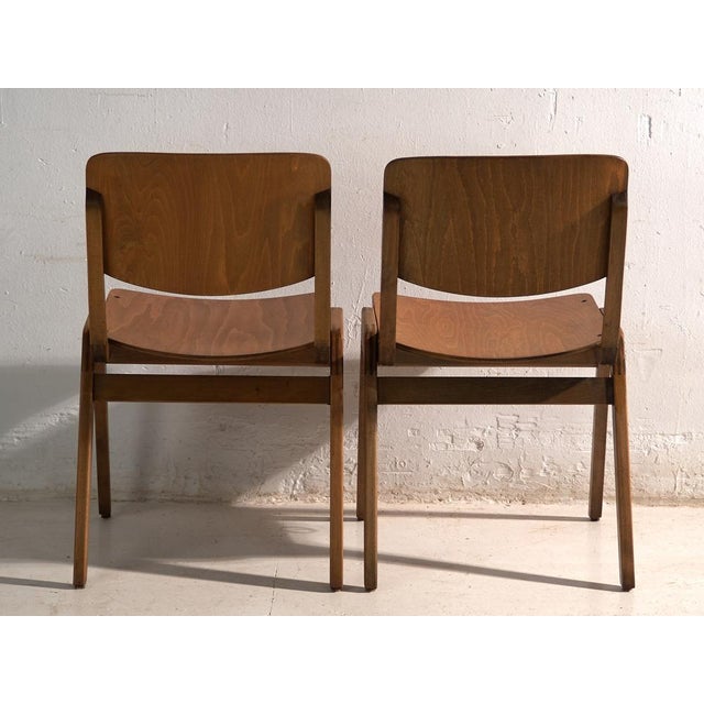 Vintage Dining Chairs from Thonet, 1950, Set of 4 For Sale - Image 9 of 18