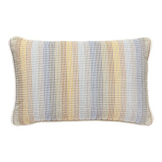 The House of Scalamandré Anderson Velvet Lumbar Pillow, Coastline For Sale