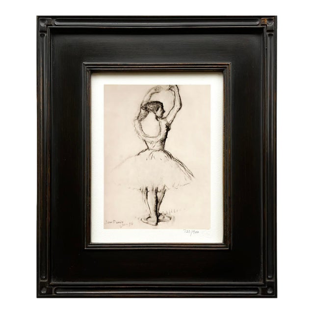 EdgarDegas Dancer With Arms Raised Back Framed For Sale