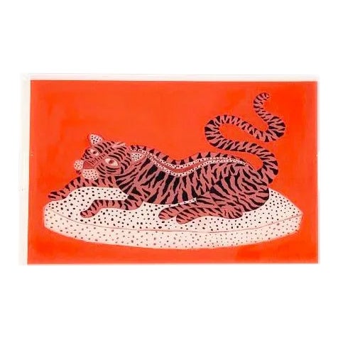 Andrew the Cat by Willa Heart Tray For Sale