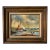Vintage Impressionist Seascape Oil Painting For Sale