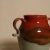 Handmade Double-Handled Studio Pottery Vase With Red & Celadon Glaze Gradient For Sale - Image 9 of 10