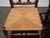 Brown Pair of Antique French Provincial Style Ornate Carved Rush Seat Side Chairs For Sale - Image 8 of 17