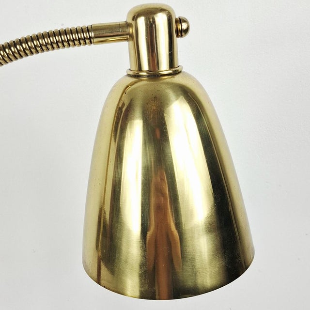 Table Lamp in Brass and Leather by Josef Frank for J.T. Kalmar, 1950s For Sale - Image 13 of 18