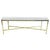 Mid-Century Modern Italian Brass Bench, 1970s For Sale